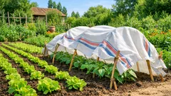 Comment protéger son potager avec de vieux torchons (sans filet plastique)
