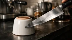 L’astuce de la tasse en céramique pour aiguiser un couteau en 10 secondes